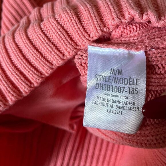 Pink Cable-Knit Zip-Up Sweater - Picture 8 of 8